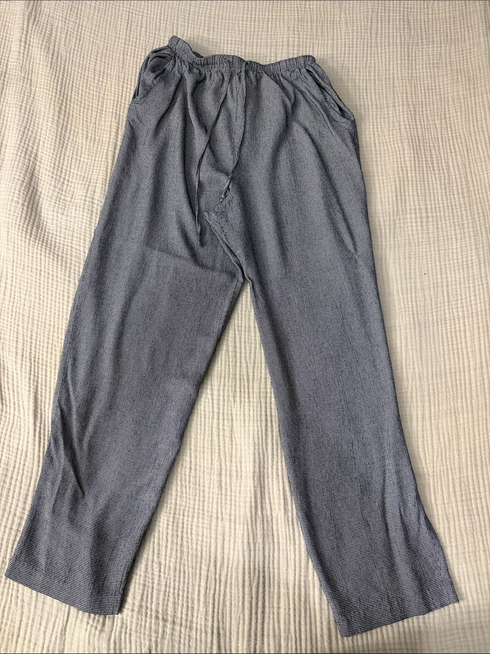 Teddi Women's Light Gray Relaxed Drawstring Trousers